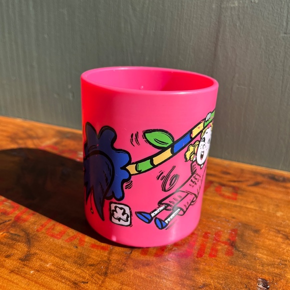 Vintage 90s Girl Guides / Sparks Pink Plastic Cup - Picture 4 of 6